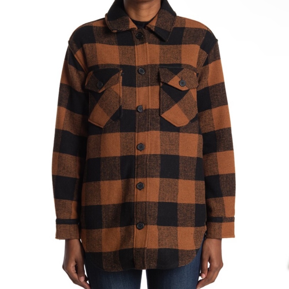RDI Buffalo Check Shacket, Size XS.
